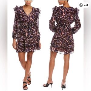Marie Oliver Lawson Tiered Mini Dress
